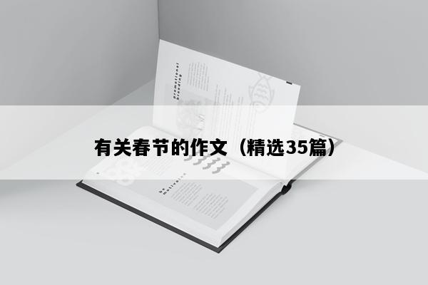 FB体育 FB体育平台有关春节的作文（精选35篇）(图1)