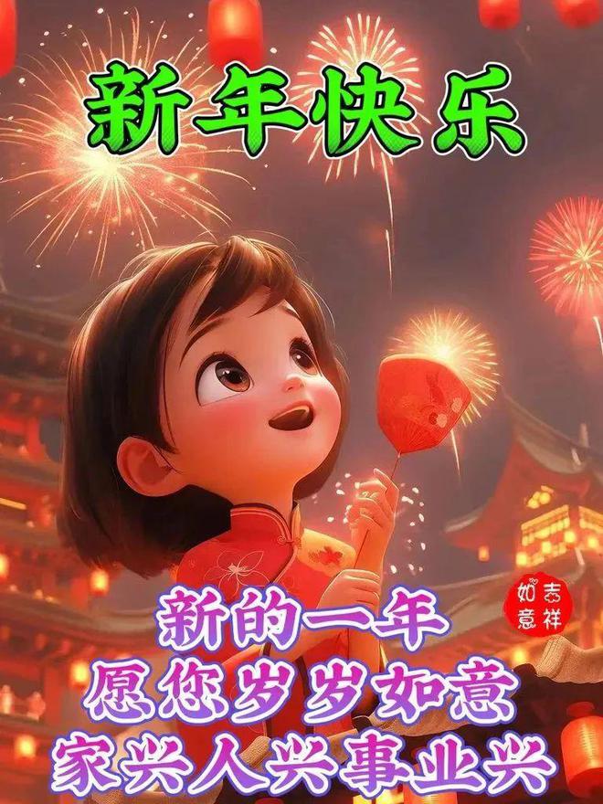 2月10日春节快乐今日大年初一龙年春节快乐祝福语图片表情大全愿君新年吉祥安康FB体育 FB体育平台愿君龙年大吉(图9)